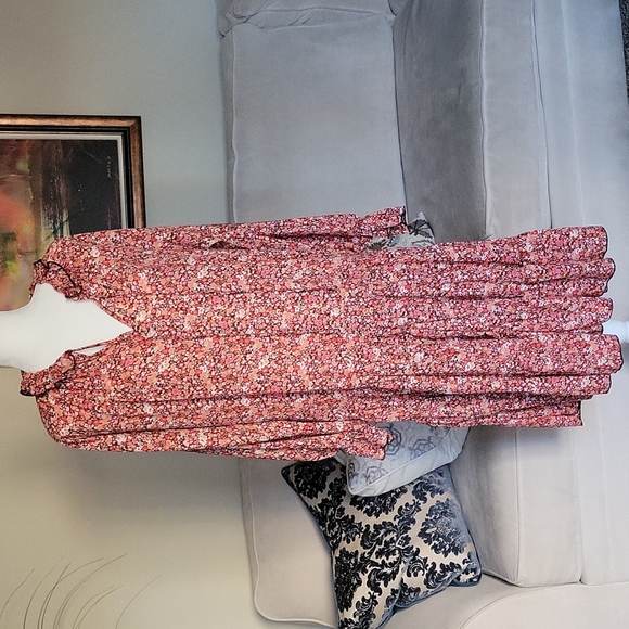 NWT O.P.T Anthropologie Floral Dress Boho - Picture 3 of 11